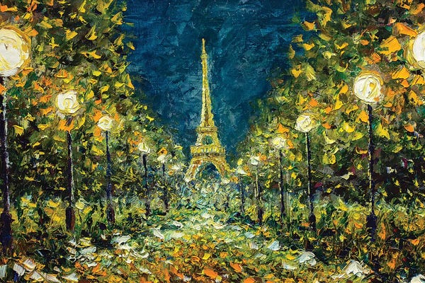 Valery Rybakow: Night Paris by Valery Rybakow