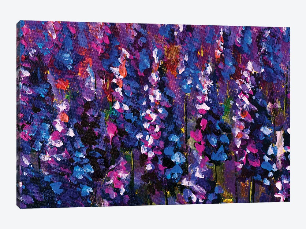 Lavender Lupine Field by Valery Rybakow 1-piece Art Print