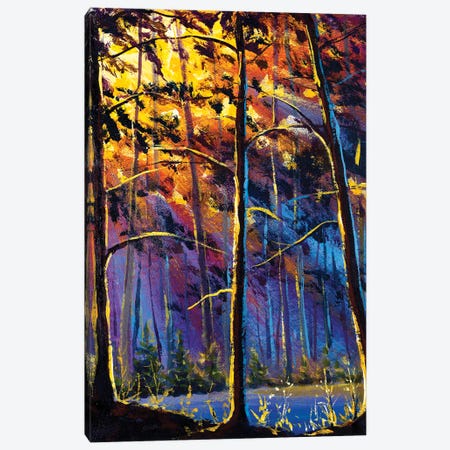 Bright Sunny Forest Canvas Print #VRY768} by Valery Rybakow Canvas Print