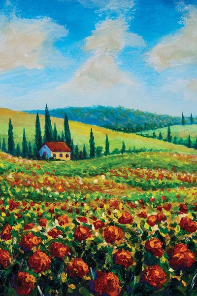 Tuscany: Farmland In Tuscany, Italy by Valery Rybakow