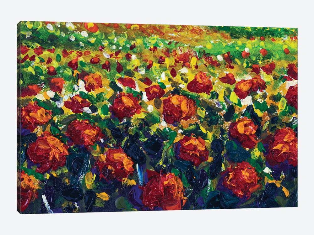 Claude Monet Impressionism Flower Landscape by Valery Rybakow 1-piece Canvas Art Print
