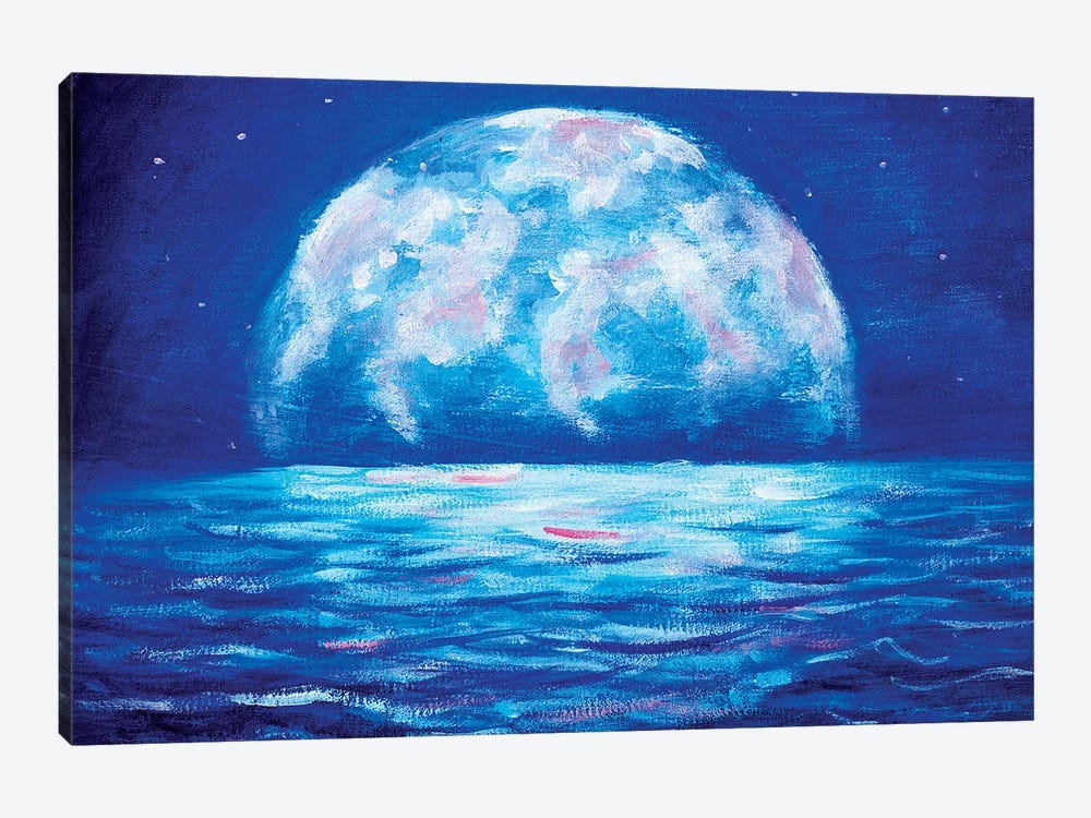 Big Moon by Valery Rybakow 1-piece Canvas Print