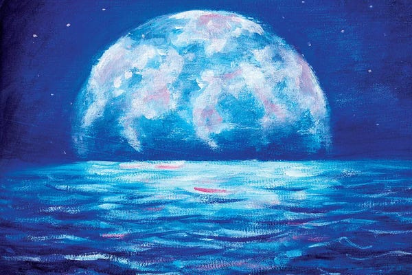 Valery Rybakow: Big Moon I by Valery Rybakow
