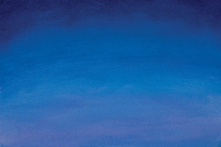 Beautiful Gradient Blue Starry Sky by Valery Rybakow wall art