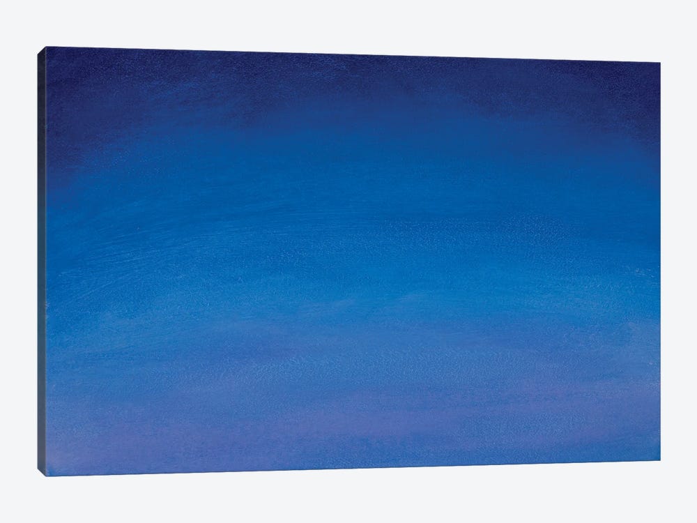 Beautiful Gradient Blue Starry Sky by Valery Rybakow 1-piece Canvas Artwork