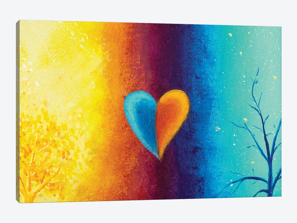 Heart And Soul Harmony by Valery Rybakow 1-piece Canvas Wall Art