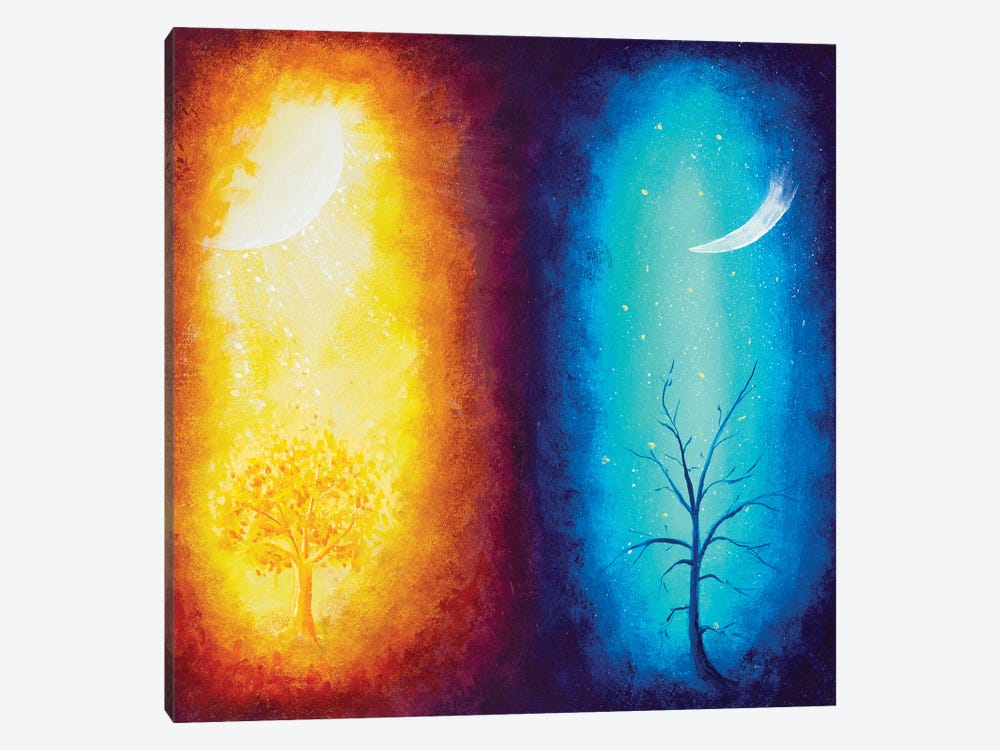 The Concept Of Opposite Energy by Valery Rybakow 1-piece Canvas Artwork