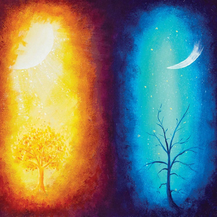 The Concept Of Opposite Energy by Valery Rybakow wall art
