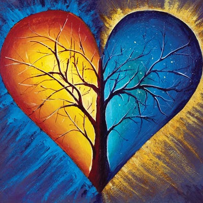 Heart And Soul by Valery Rybakow framed wall art