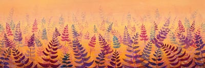 Extra Wide Panorama Field Of Delicate Flowers by Valery Rybakow canvas print