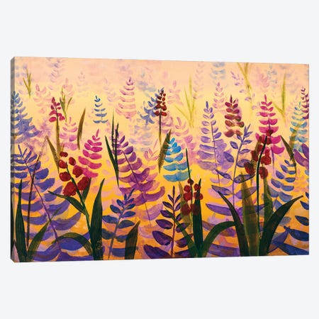Field Of Delicate Flowers Canvas Print #VRY848} by Valery Rybakow Canvas Wall Art