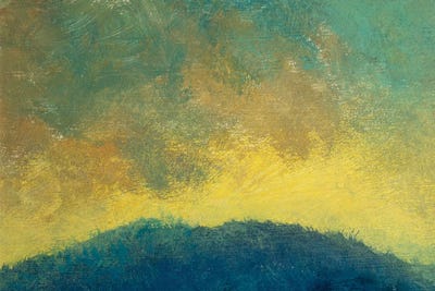 Sunset Dawn In The Mountains by Valery Rybakow framed wall art