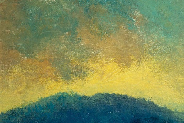 Valery Rybakow: Sunset Dawn In The Mountains by Valery Rybakow