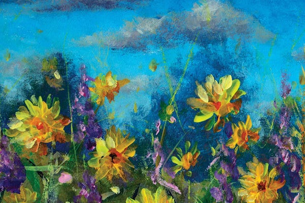 Wildflowers: Beautiful Field With Flowers by Valery Rybakow