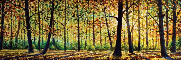Valery Rybakow: Autumn Forest III Landscape by Valery Rybakow