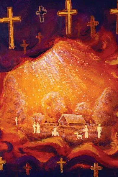 All Saints Day I by Valery Rybakow framed wall art