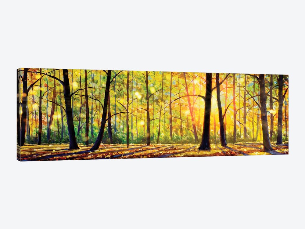 Gorgeous Sunny Trees In Forest by Valery Rybakow 1-piece Canvas Print