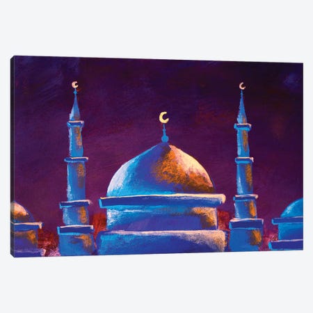 Eid Mubarak Festival, Muslim Holiday Canvas Print #VRY908} by Valery Rybakow Canvas Print