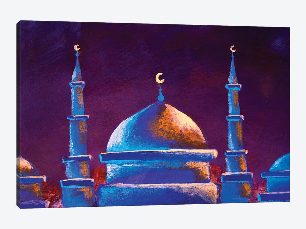 Eid Mubarak Festival, Muslim Holiday by Valery Rybakow 1-piece Canvas Artwork