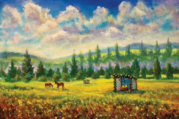 Valery Rybakow: Sukkot Jewish Celebration Of Huts by Valery Rybakow