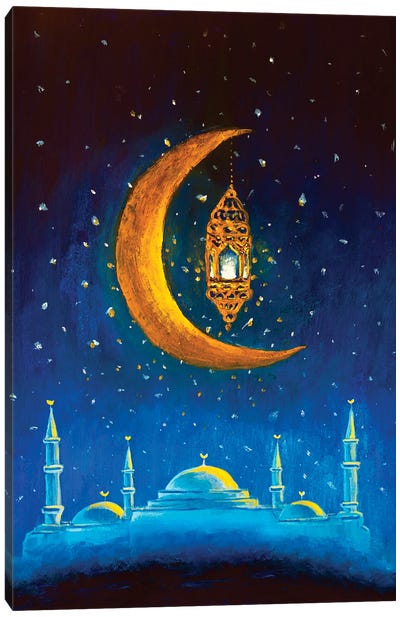 Ramadan Kareem Art Canvas Art Print - Middle Eastern Culture
