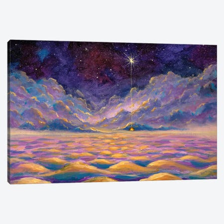 Cosmic Art On Another Planet Space Waves Canvas Print #VRY918} by Valery Rybakow Canvas Wall Art