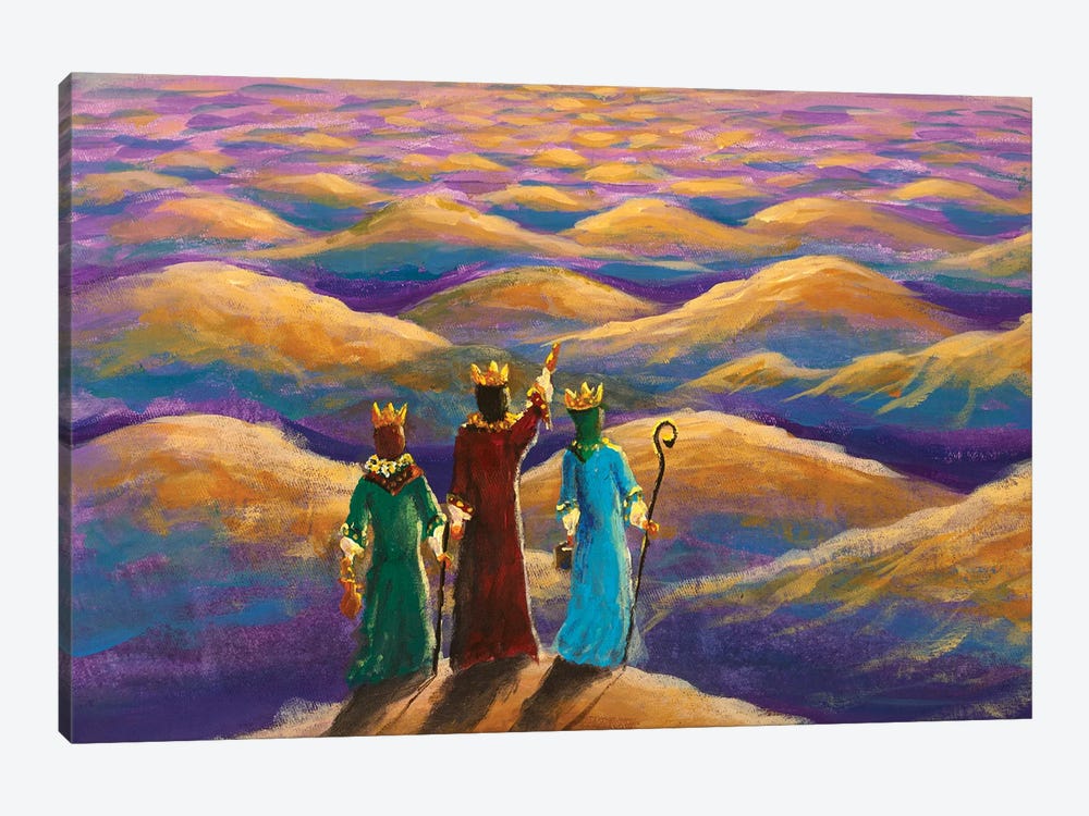 Celebration Of The Visit Made To The Infant Jesus By The Three Kings by Valery Rybakow 1-piece Canvas Artwork
