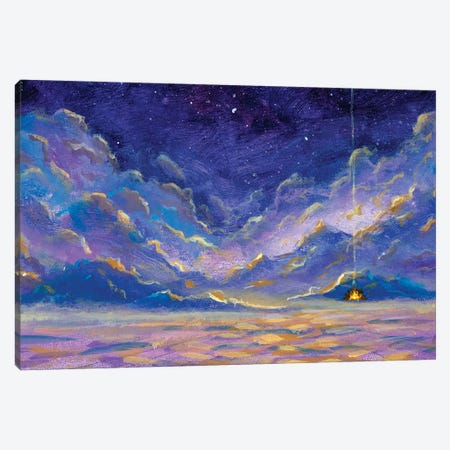 Cosmic Art On Another Planet Painting Canvas Print #VRY920} by Valery Rybakow Canvas Print