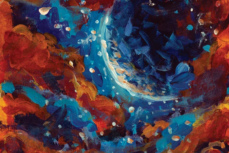Blue Planet In Red