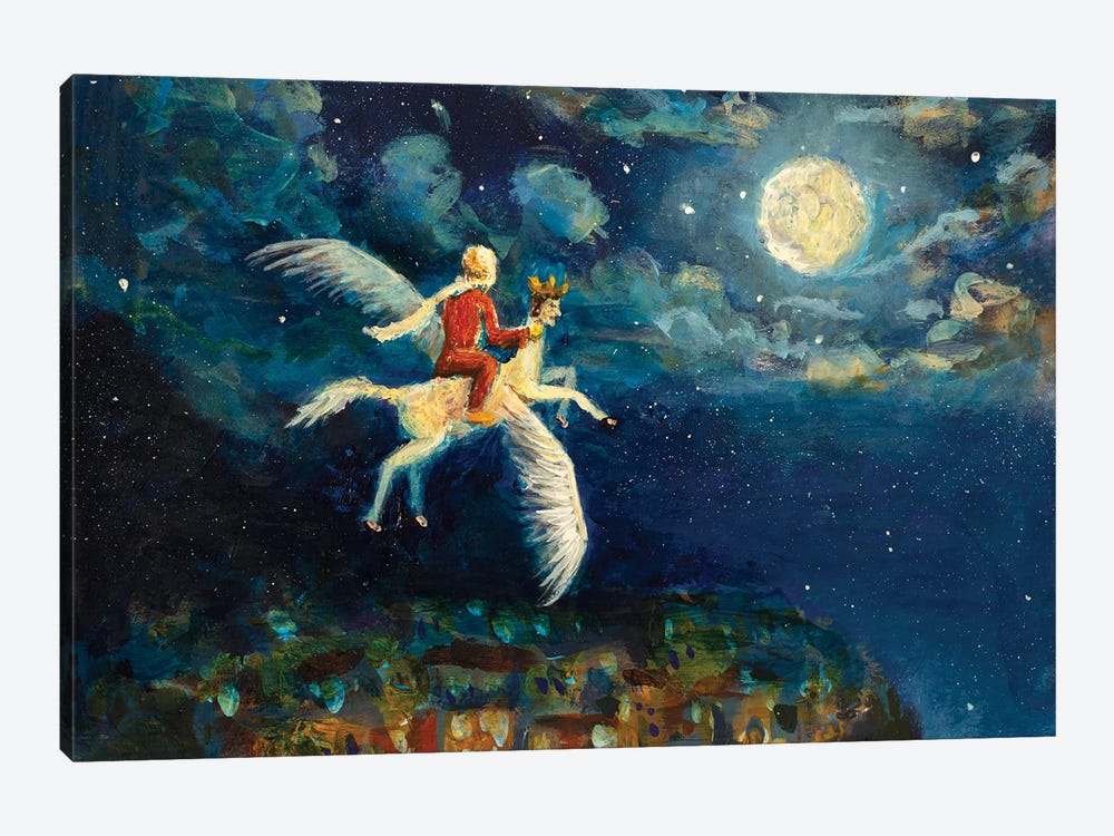 Night Journey Religious Holiday by Valery Rybakow 1-piece Canvas Print