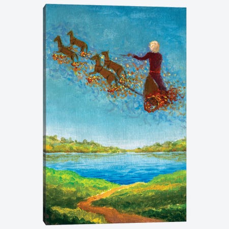 The Ascension Of Elijah Religious Canvas Print #VRY937} by Valery Rybakow Art Print
