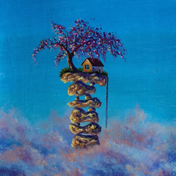 Valery Rybakow: Beautiful Spring Flowering Sakura Tree by Valery Rybakow