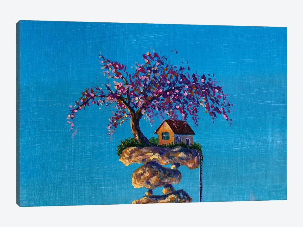 Spring Flowering Sakura Tree by Valery Rybakow 1-piece Canvas Wall Art