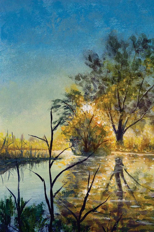 Morning On The River by Valery Rybakow wall art