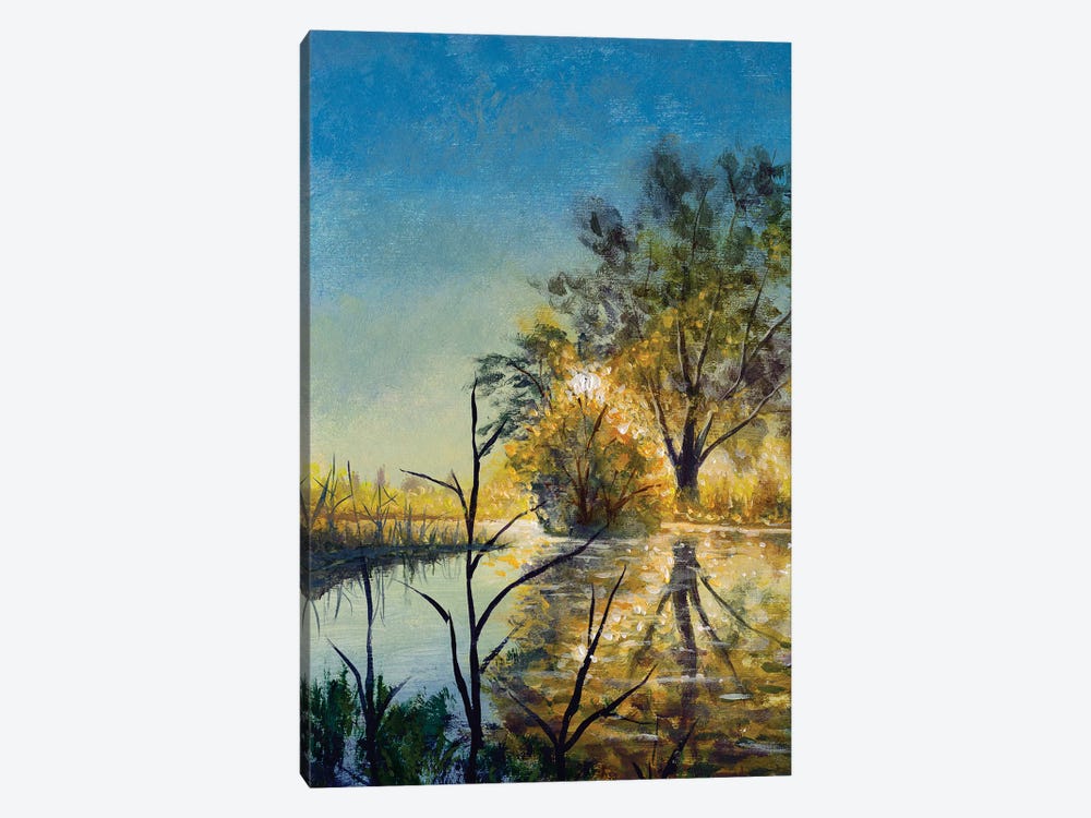 Morning On The River by Valery Rybakow 1-piece Canvas Wall Art