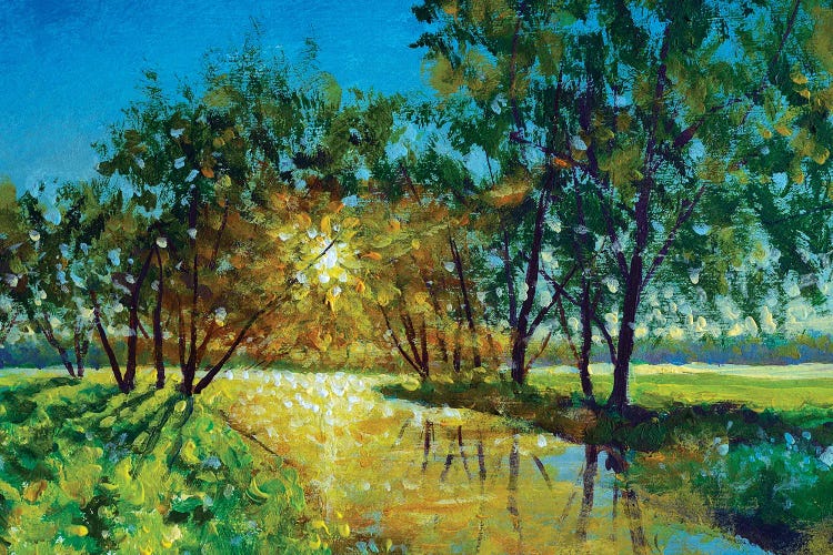 Morning On The River by Valery Rybakow wall art