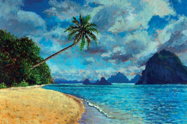 Fine Art Print: Paradise Beach Sandy Seashore by Valery Rybakow