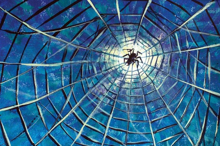 Big Spider On The Web Fantasy Art