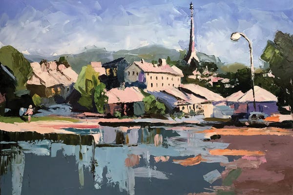 Cliffs: City Of Tranquility And Joy I by Vita Schagen