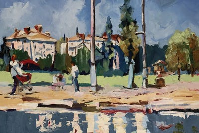 City Of Tranquility And Joy II by Vita Schagen multi panel art