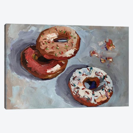 Donuts Canvas Print #VSC15} by Vita Schagen Art Print