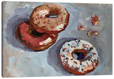Donuts Canvas Art Print - Donut Art
