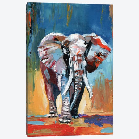 Elephant Canvas Print #VSC16} by Vita Schagen Art Print