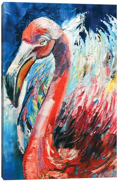 Flamingo Canvas Art Print - Vita Schagen
