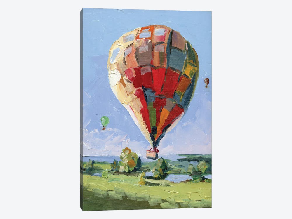 Hot Air Balloon by Vita Schagen 1-piece Canvas Print