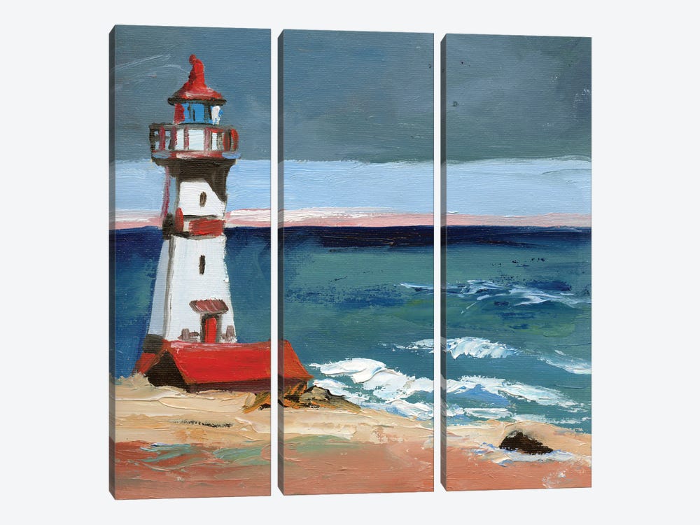 Lighthouse II by Vita Schagen 3-piece Canvas Art