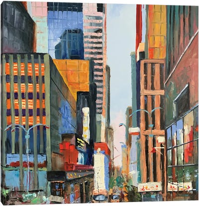 Manhattan, New York Canvas Art Print - Vita Schagen