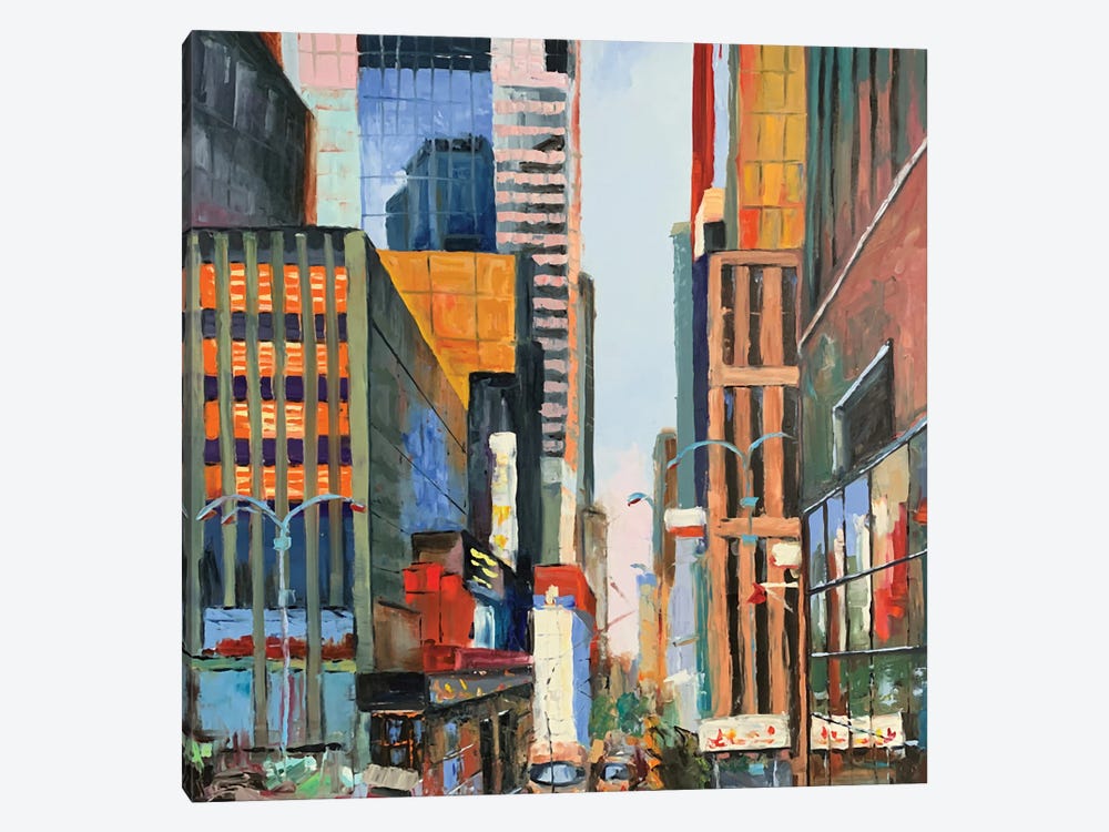 Manhattan, New York by Vita Schagen 1-piece Canvas Print