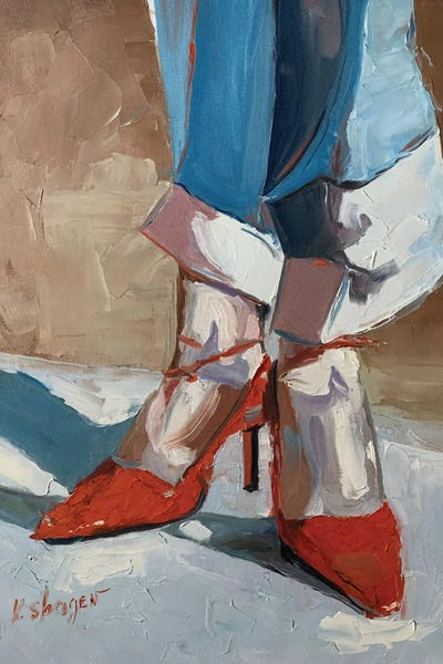 Blue & Red: Red Heels by Vita Schagen