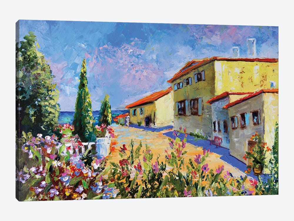 Summer In Tuscany by Vita Schagen 1-piece Canvas Print